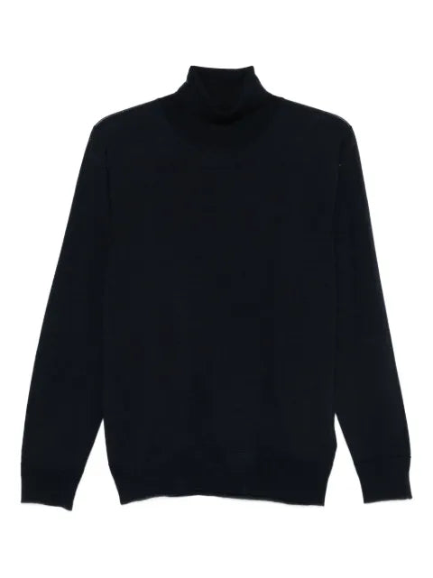 Barena merino sweater with stand collar