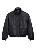 Proenza Schouler Sterling zip leather bomber jacket