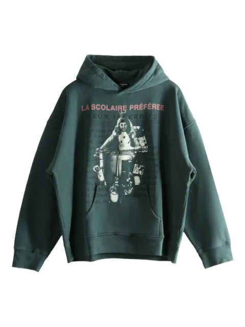 Enfants Riches Déprimés graphic-print pouch-pocket hoodie