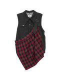 Kidill plaid denim jacket