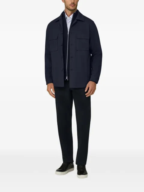 Boggi Milano shirt jacket double nylon stretch B Tech