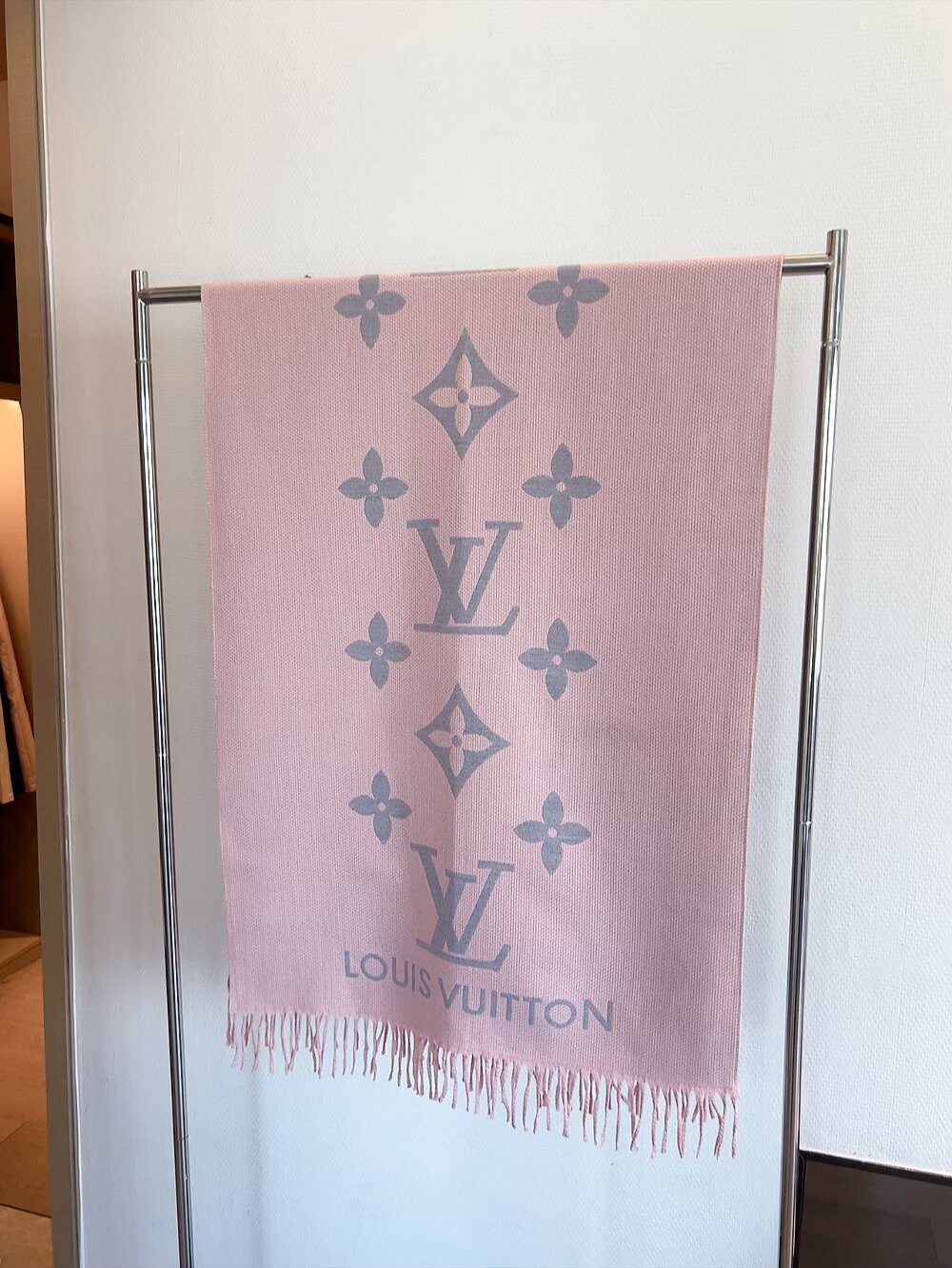 Louis Vuitton Fringed Monogram Scarf