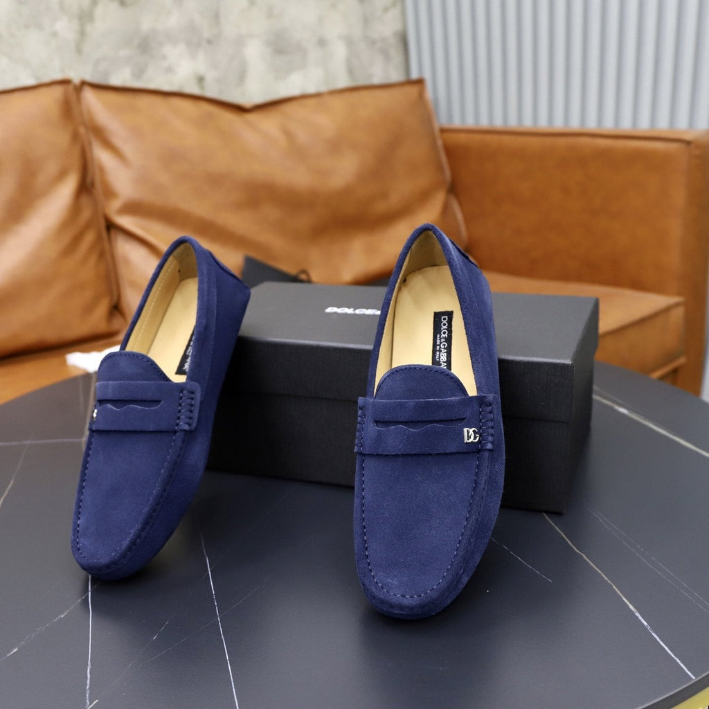 Dolce & Gabbana Men's Leather Penny Loafers