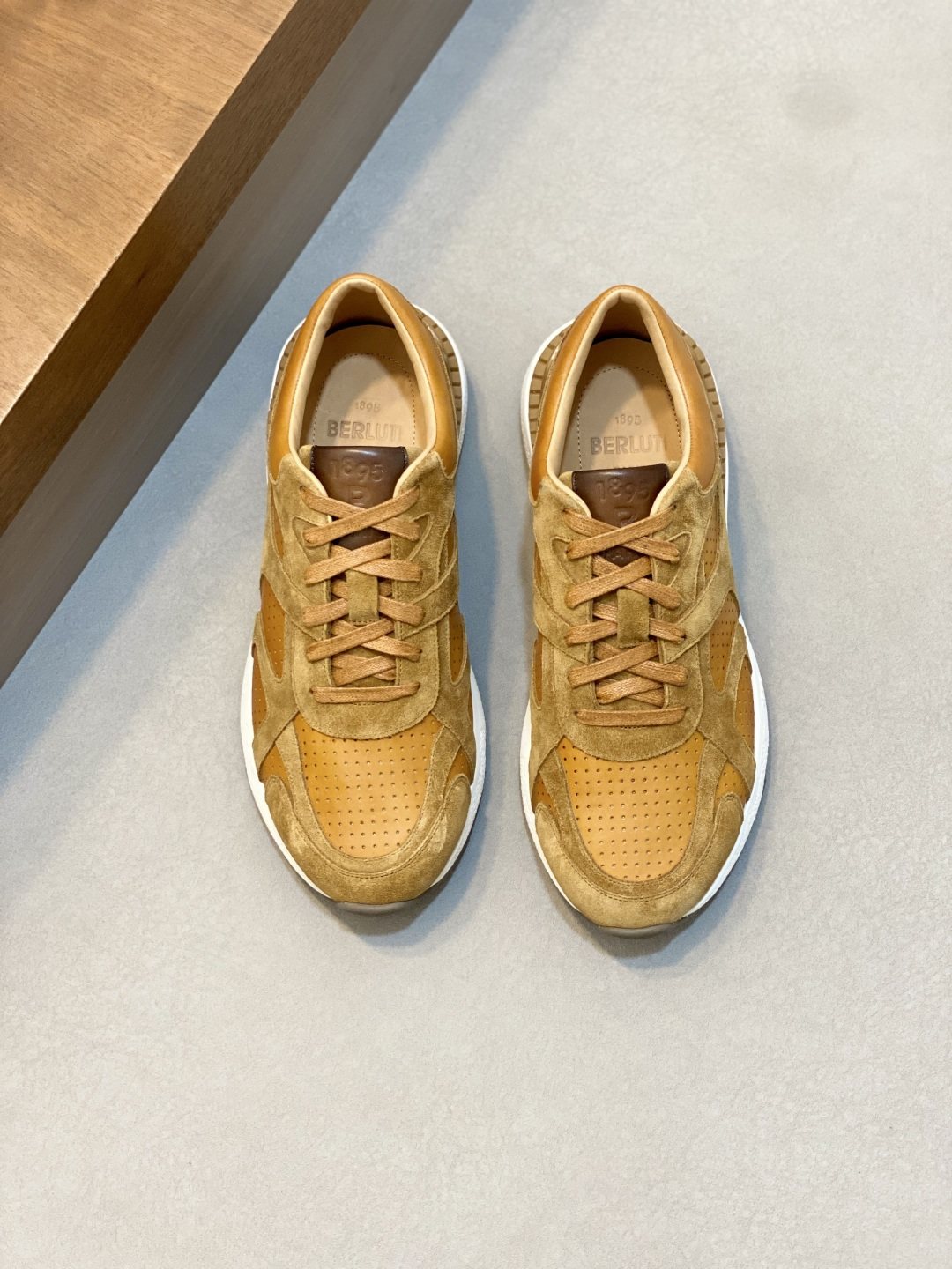 Berluti Sport Track Low-Top Sneakers